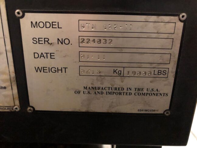 2011 Mazak QTN-400 II-1000 CNC Turning Center (#21) - Image 9
