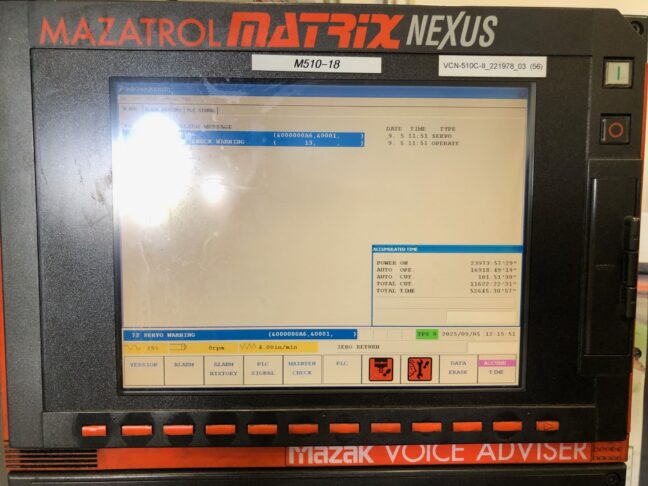 2010 Mazak VCN-510C-II CNC Vertical Machining Center (#10) - Image 6