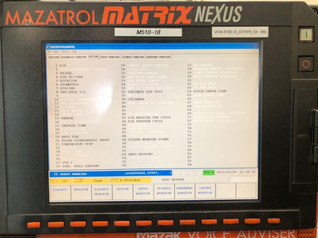 2010 Mazak VCN-510C-II CNC Vertical Machining Center (#10) - Image 4