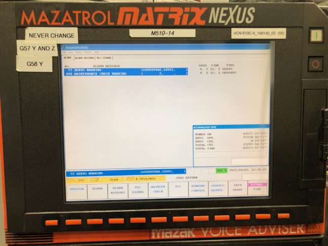 2006 Mazak VCN-510C-II CNC Vertical Machining Center (#11) - Image 5